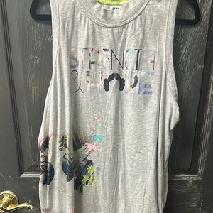 Gray Star Wars  Tank Top